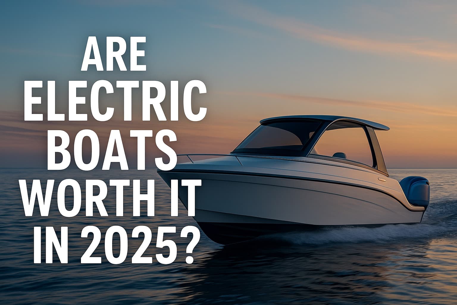 Are Electric Boats Worth It in 2025?