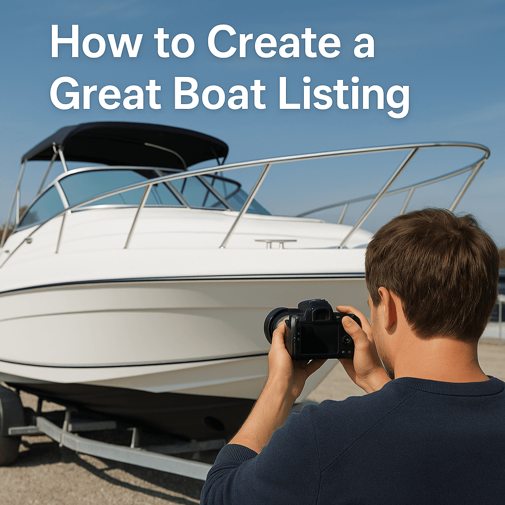 How to Create a Great Boat Listing: The Power of Photos and Consistency