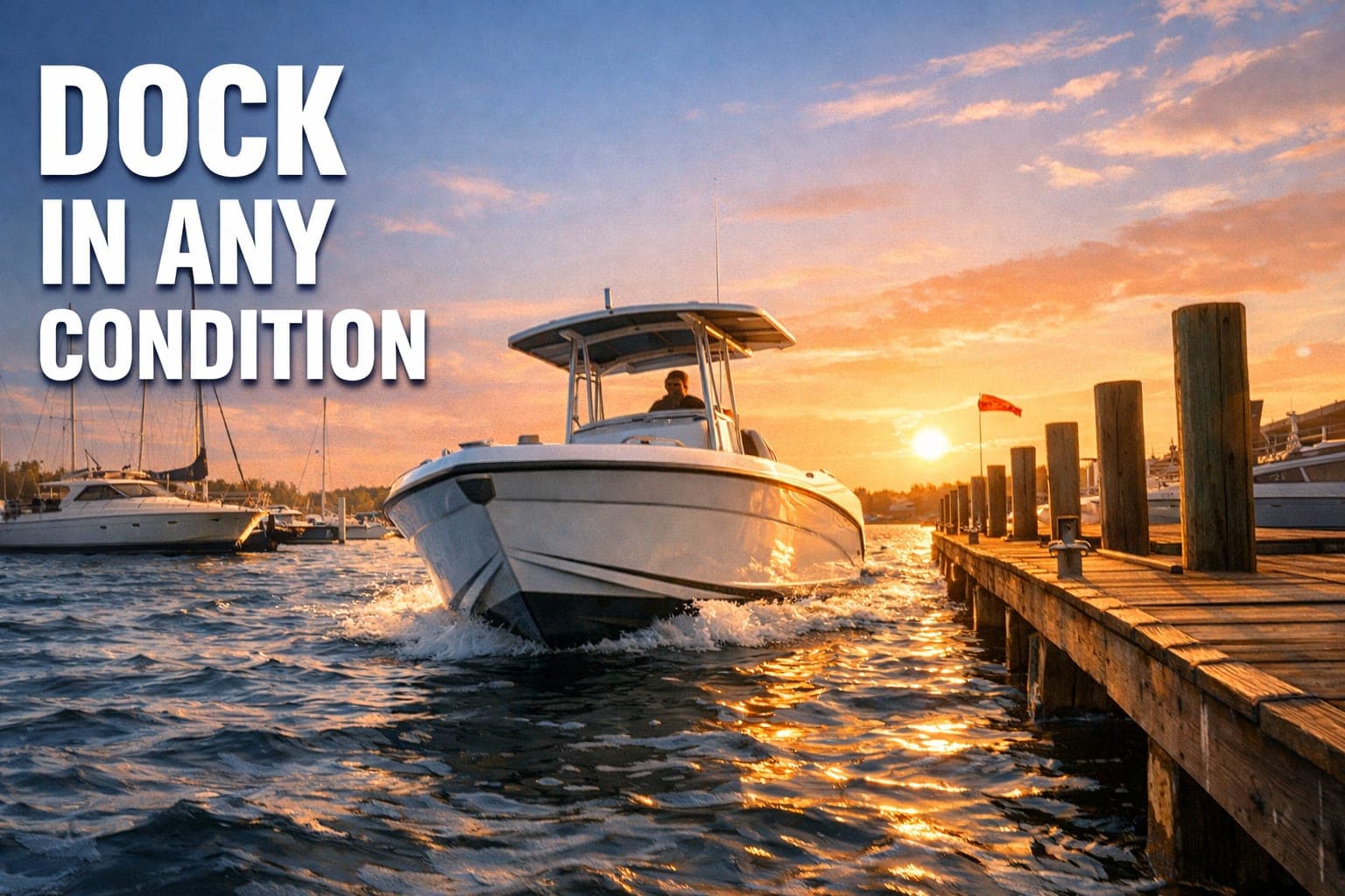 How to Dock Your Boat Confidently in Wind and Current