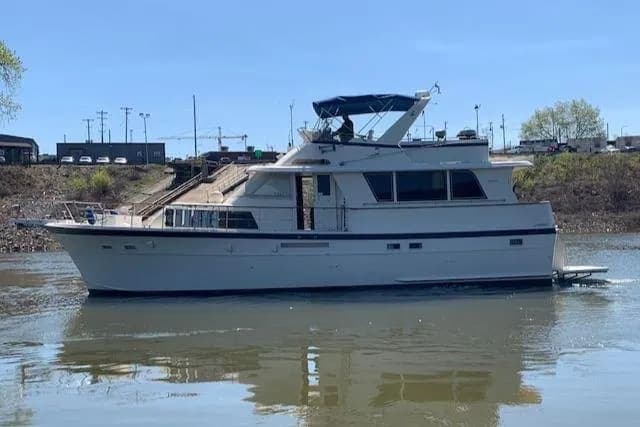 1984 Hatteras 53 Extended Deckhouse Motor Yacht