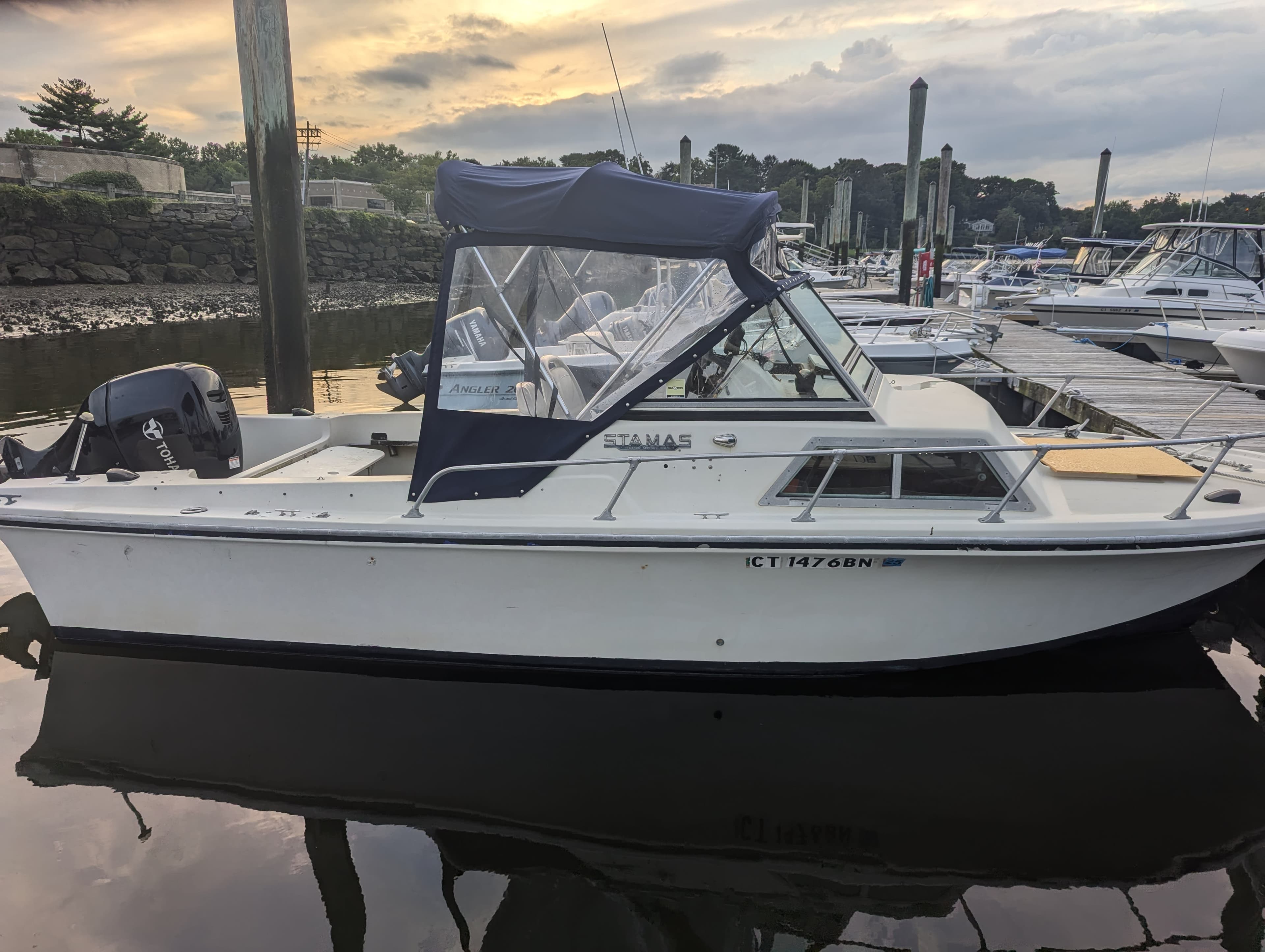 1977 Stamas Open fishing boat