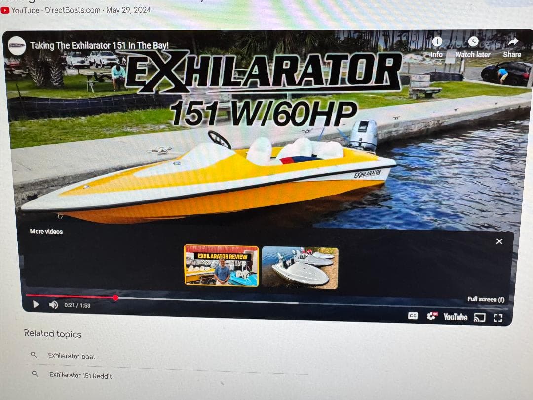 2024 Salinas Boat Works Exhilarator 151