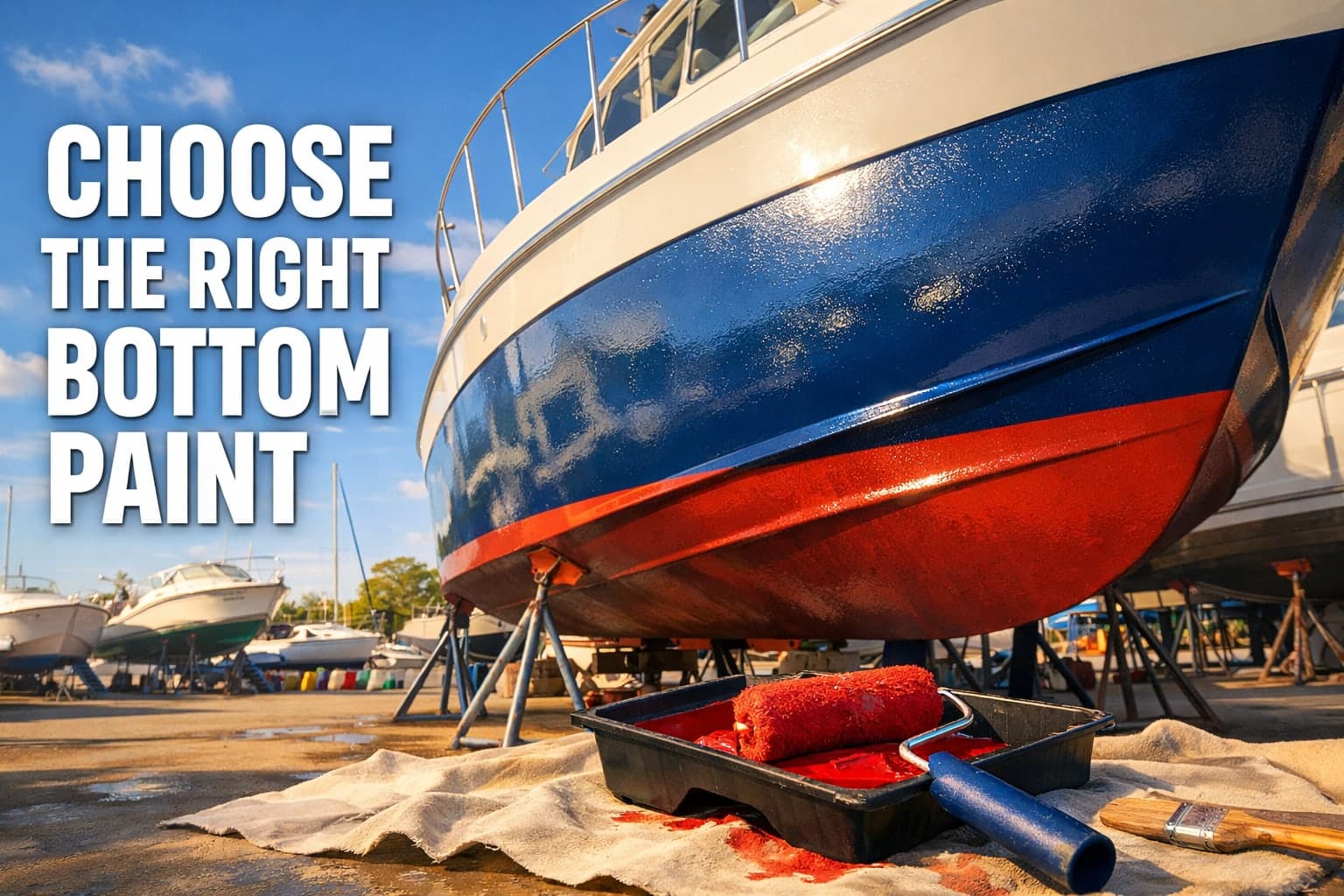 How to Choose and Apply Bottom Paint Before Spring Launch