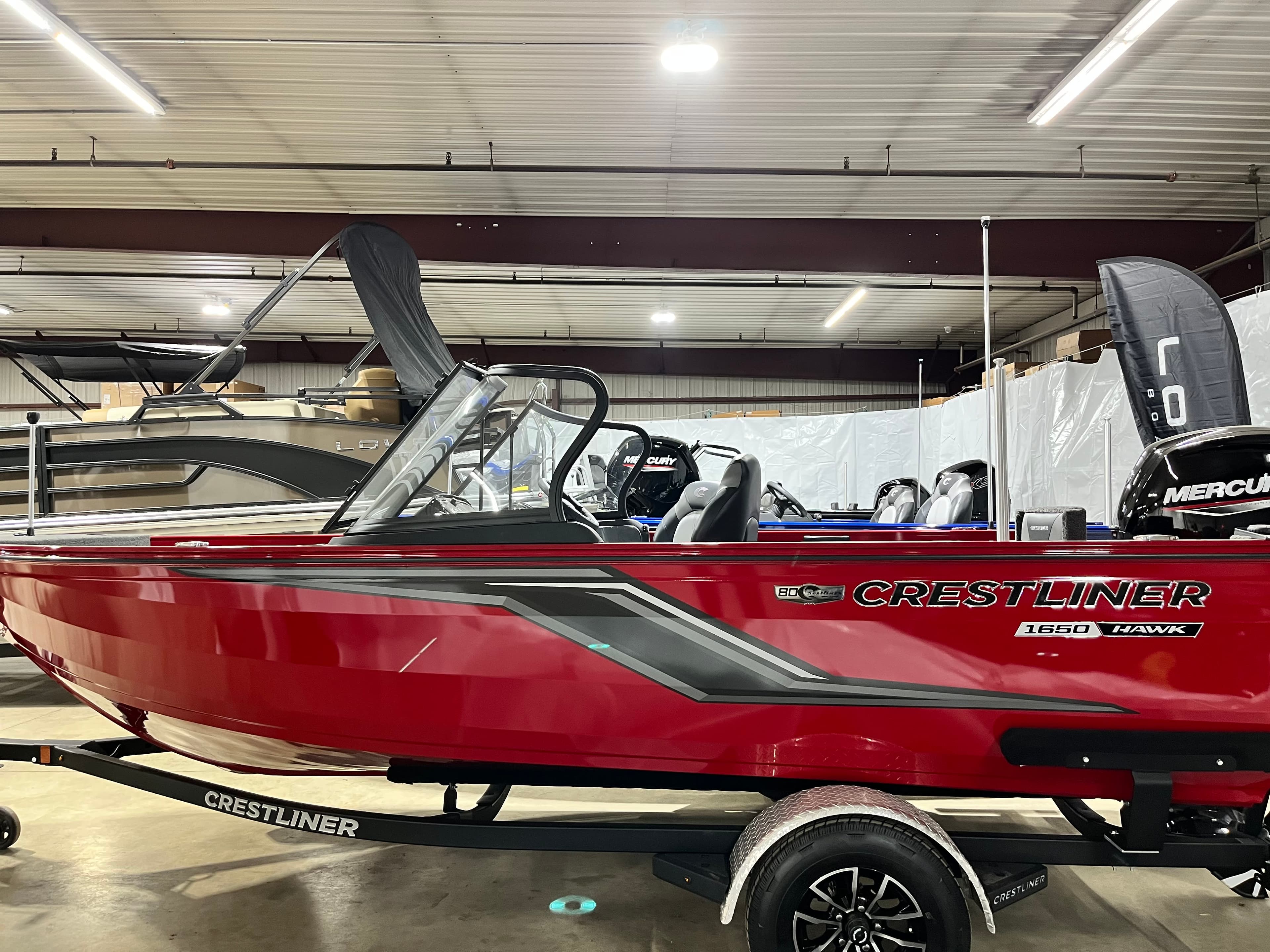 2026 Crestliner Hawk 1650 WT Jumpseat