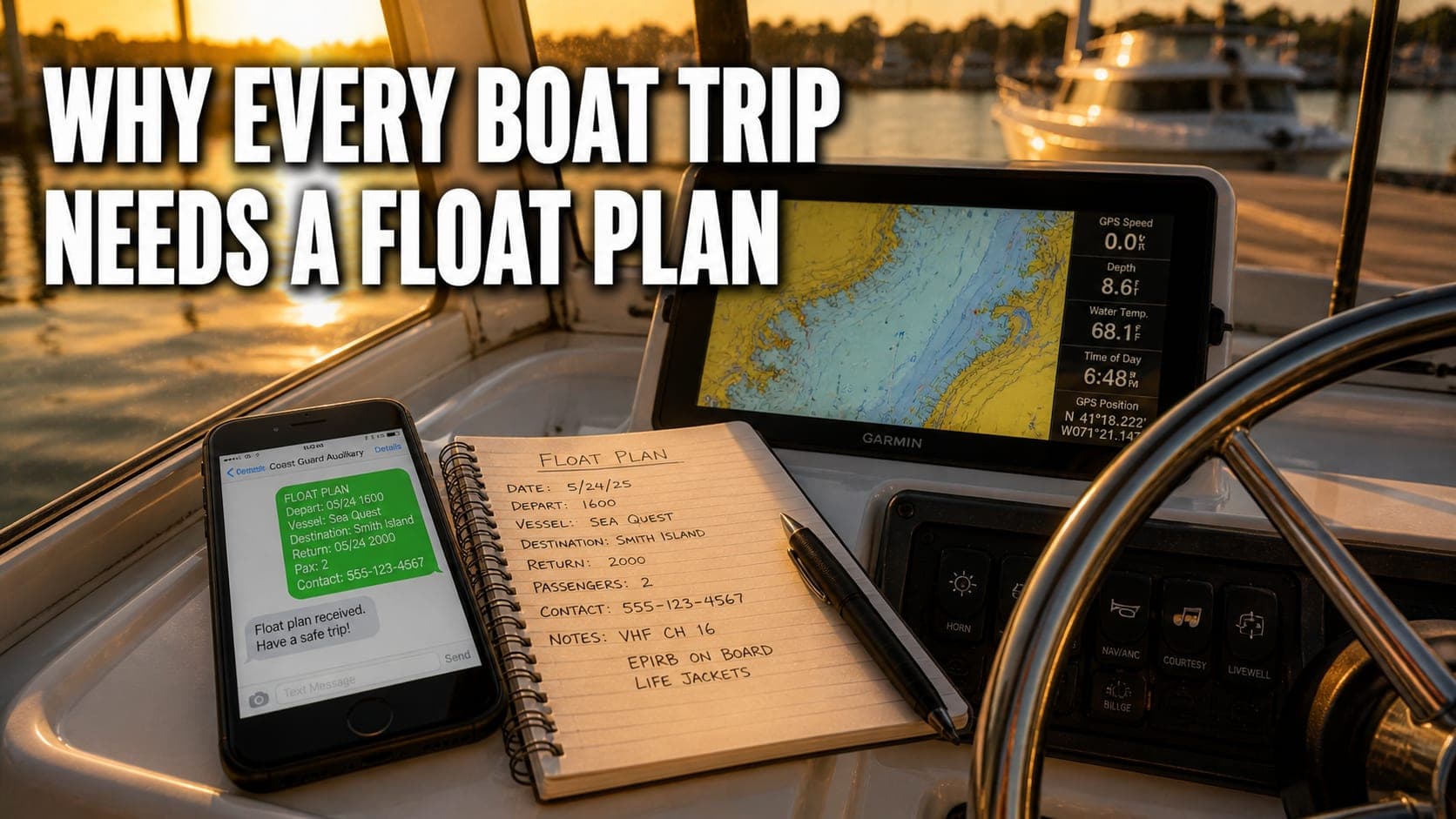Why Every Boat Trip Needs a Float Plan and How to Make One