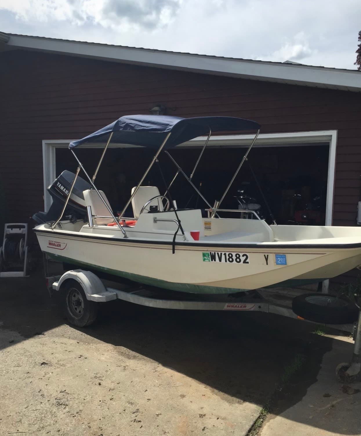 1990 Boston Whaler 130 Sport - Side Console