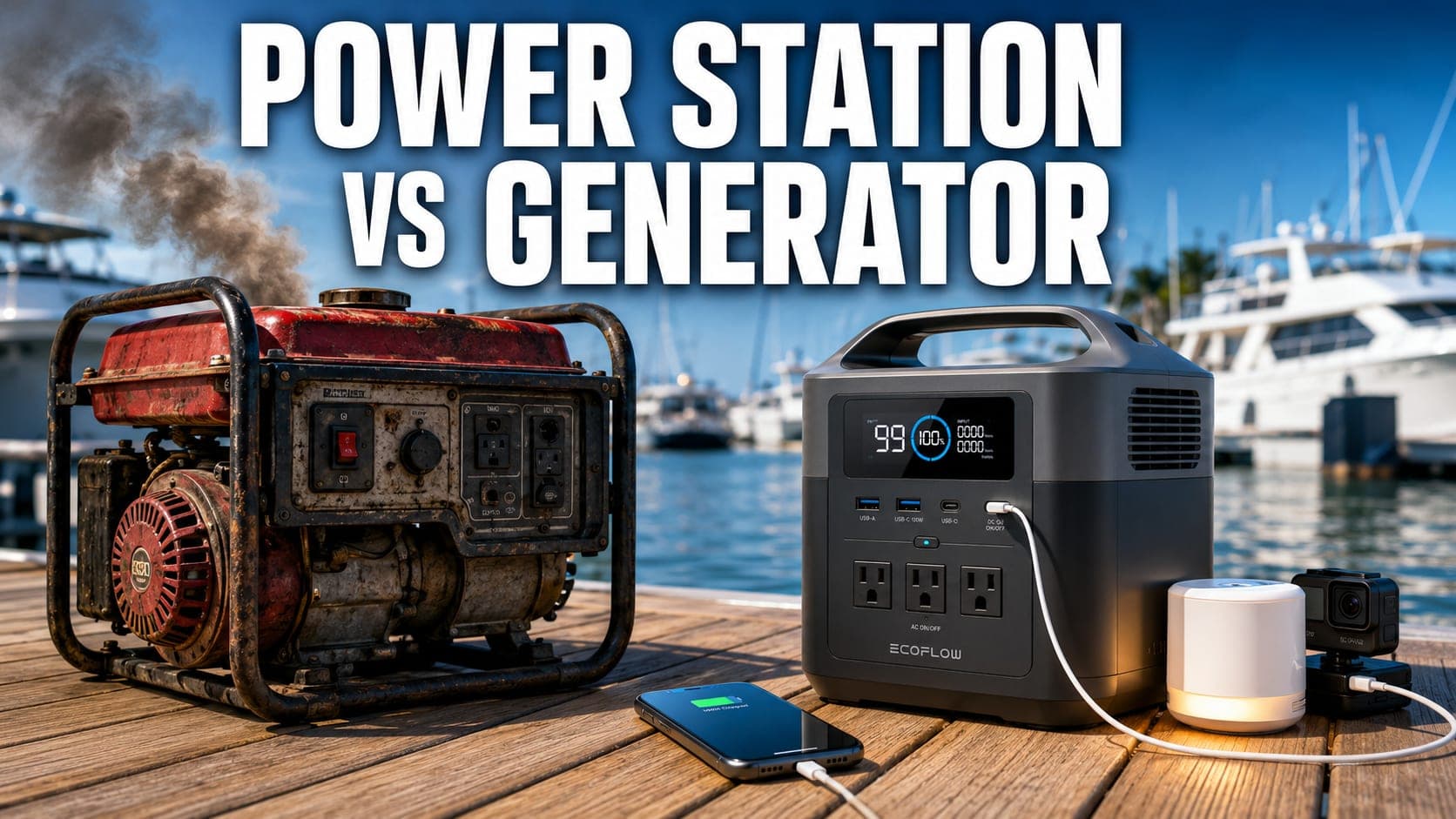 Can a Power Station Replace Your Boat Generator
