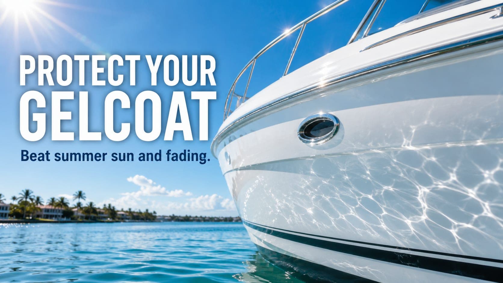 How to Protect Your Boat's Gelcoat from Summer Sun and Fading