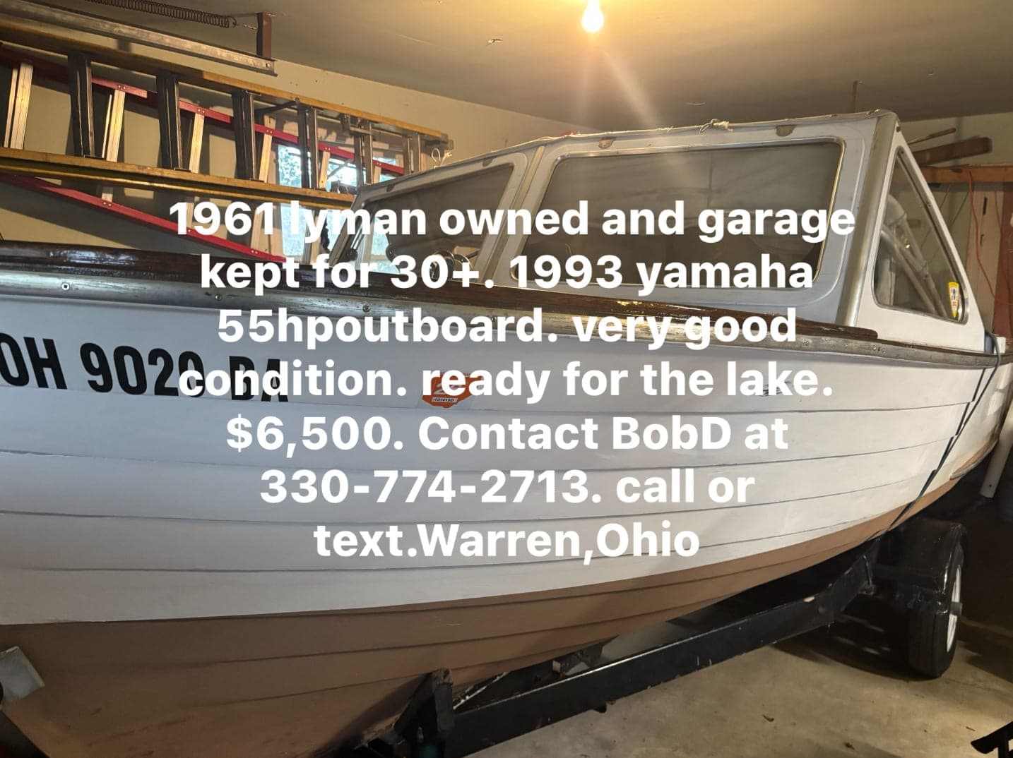 1961 lyman 16’ runabout