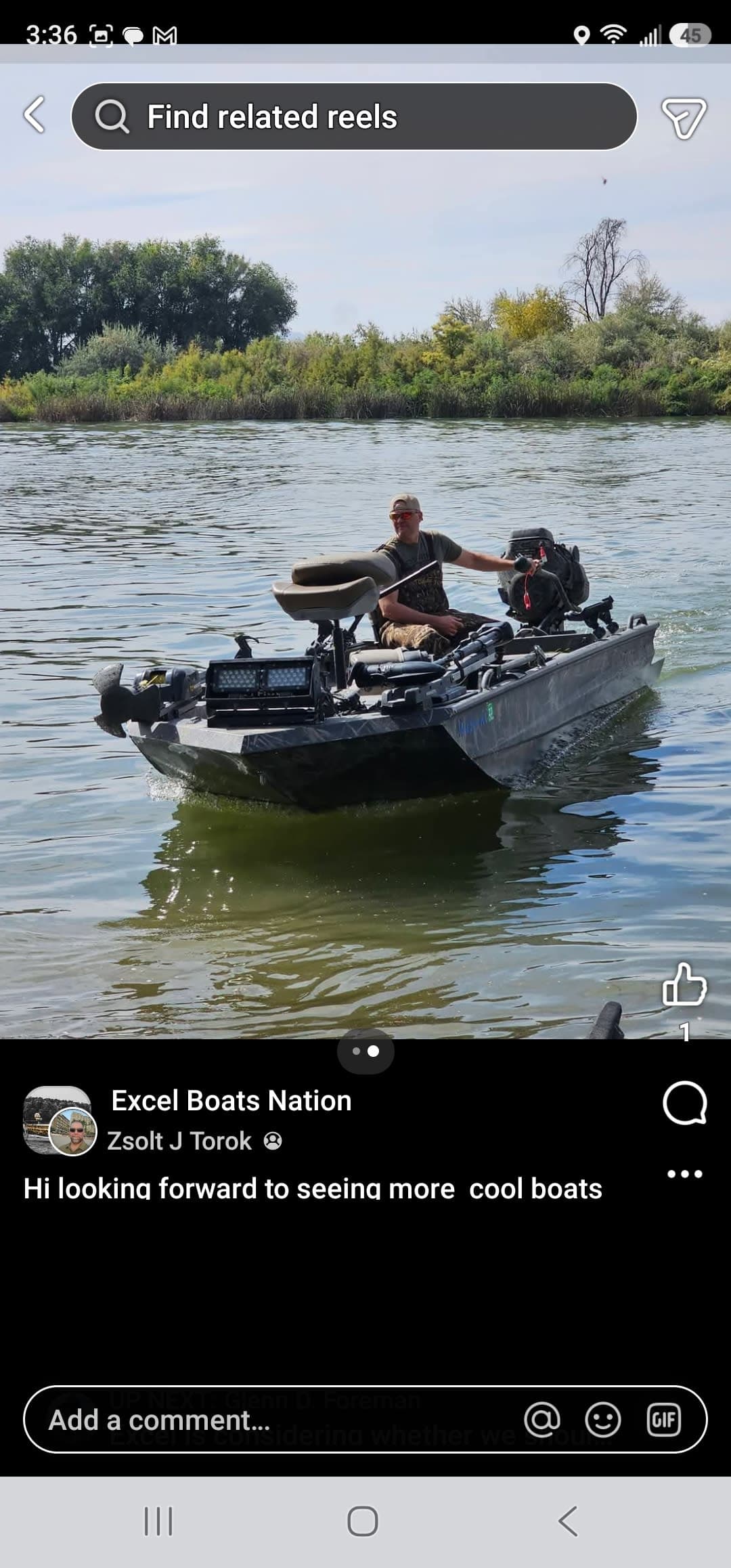 2018 Excel F4 1854 SHALLOW WATER thumbnail 1