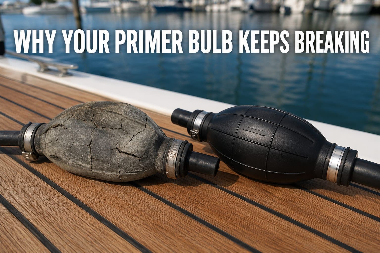 Why Your Outboard Primer Bulb Keeps Breaking—And How to Fix It