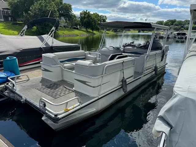 1991 Lowe Pontoon VS 24 foot thumbnail 1
