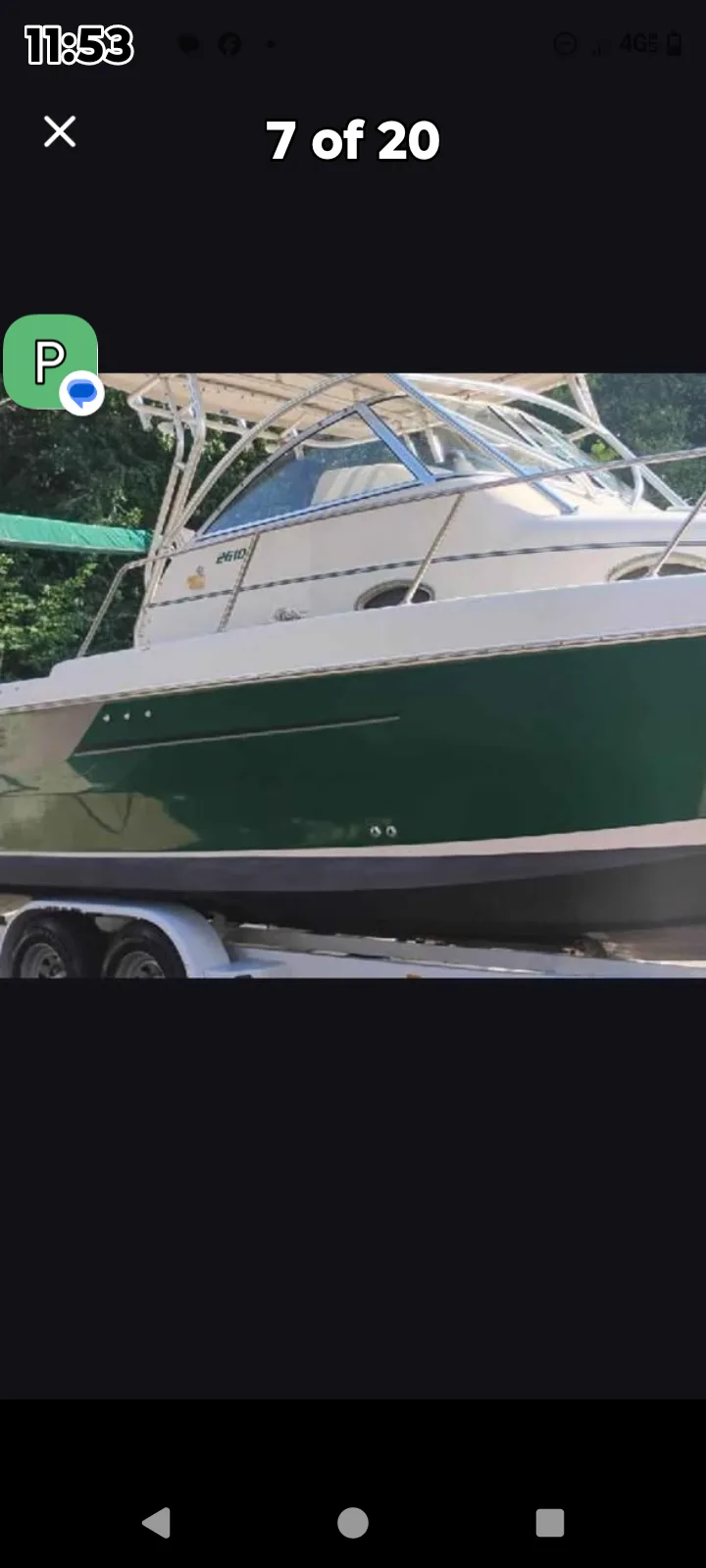 1998 Proline 2610 sleeper fisherman