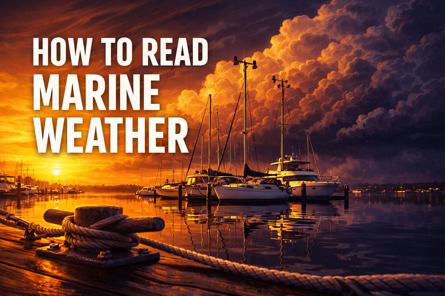 How to Read Marine Weather Before You Leave the Dock
